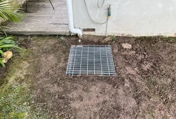 The Clean Plumber storm water drain A stormwater drain that has been cleared by a local plumber