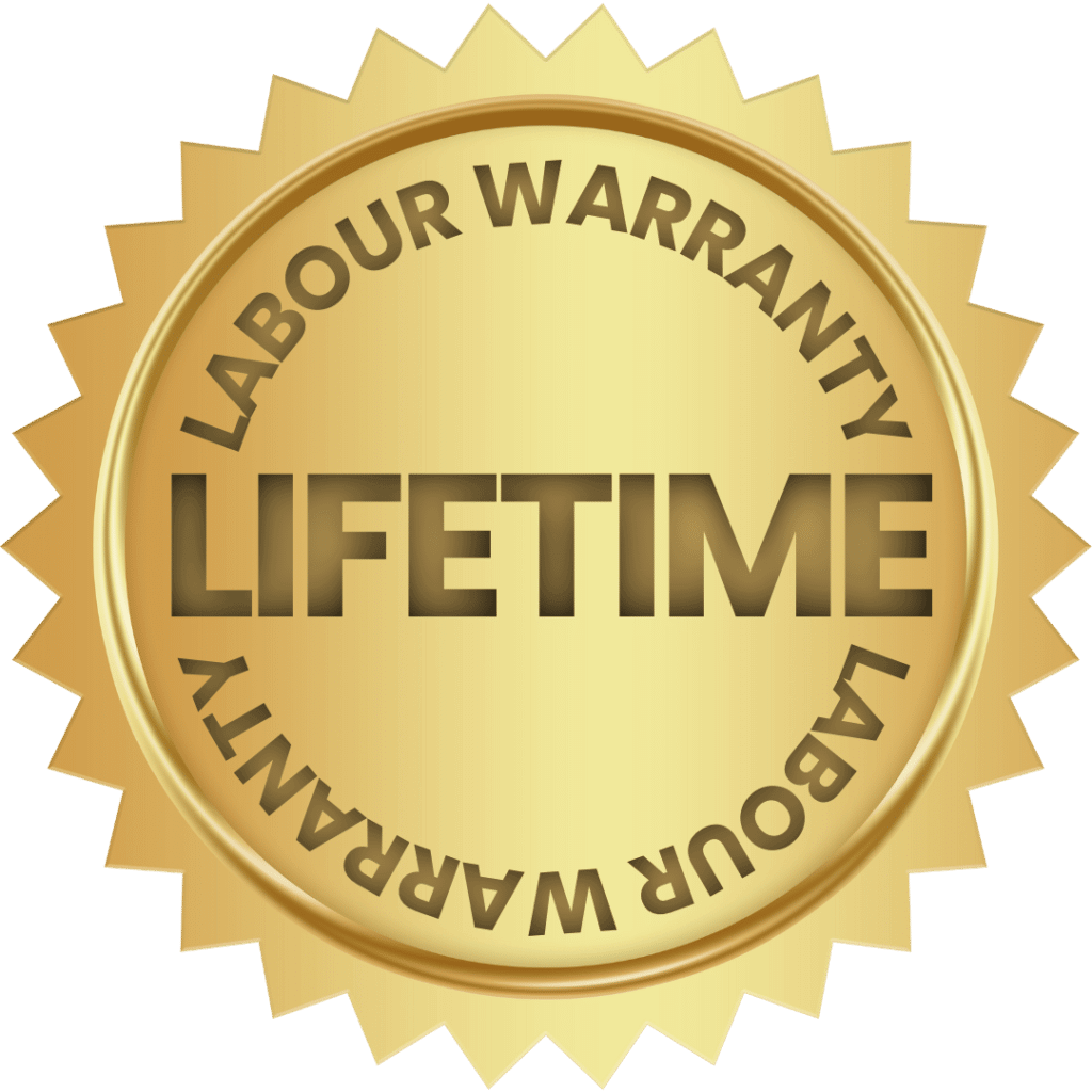 Lifetime Labor Warranty Our professional plumbing services come with a lifetime labour warranty