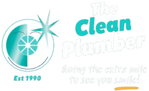 The Clean Plumber - Logo New established 1990