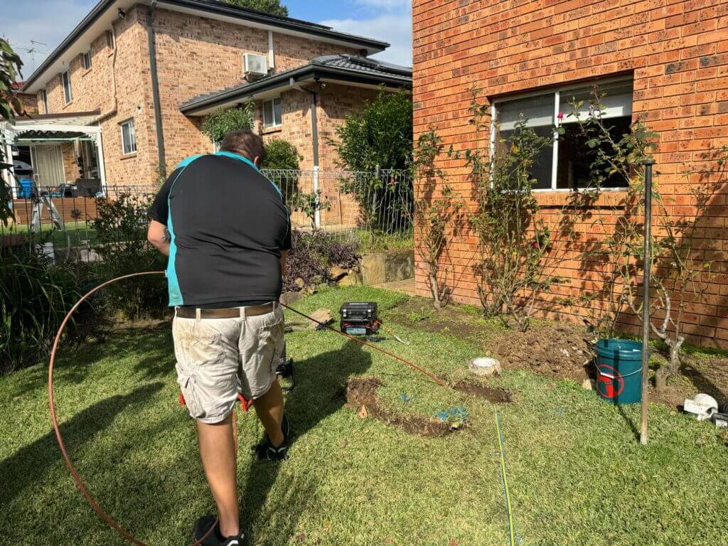 Trenchless Pipe Relining Sydney - The Clean Plumber (5) Local Plumbers preparing a pipe for trenchless pipe relining