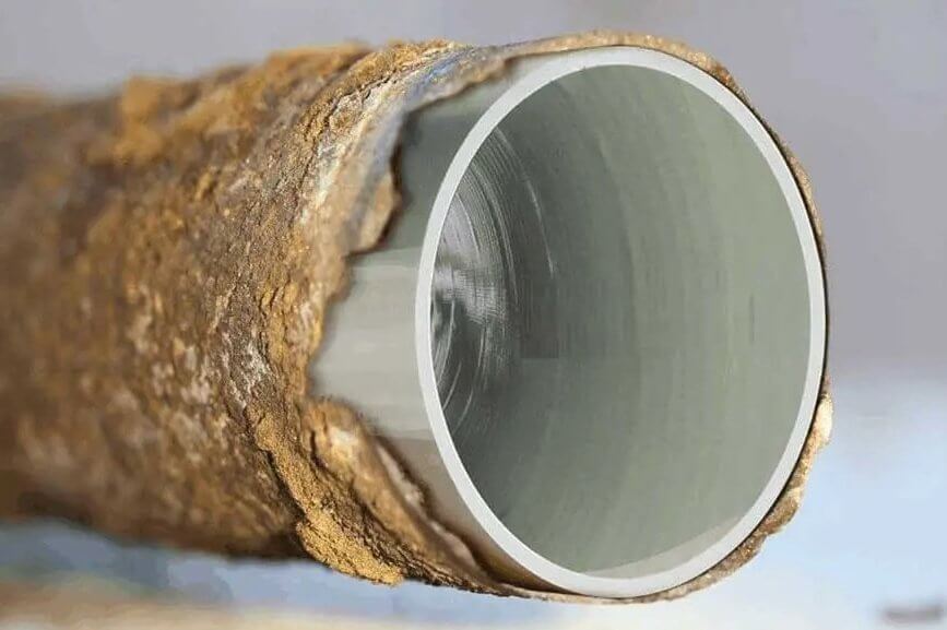 Relining A pipe that has been repaired with pipe relining